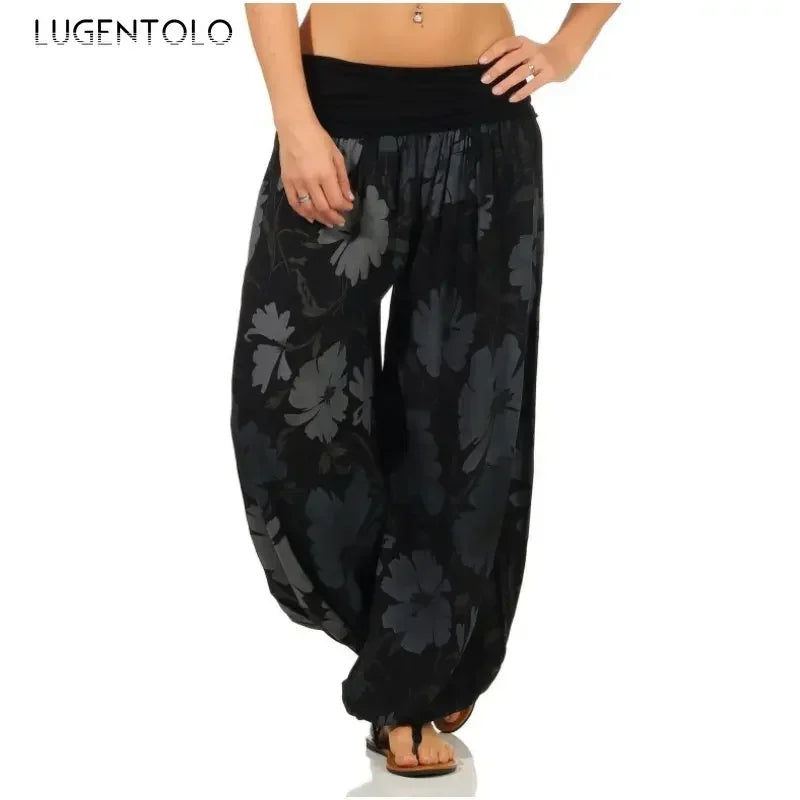 Plus-Size Harajuku Harlan Wide-Leg Pants
