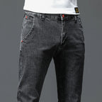 Men’s Slim Stretch Black & Dark Grey Jeans-HighTouch