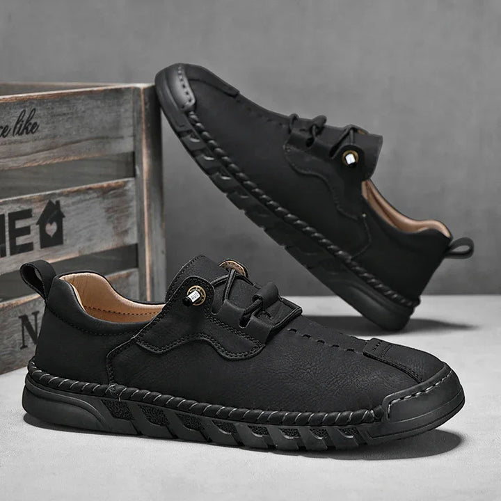 Men's Everett Leather Shoes – Cushioned Comfort