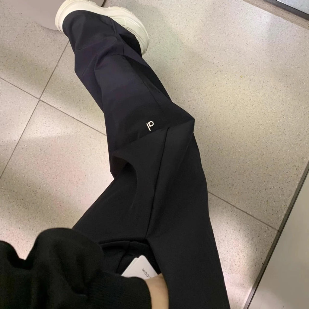 Women’s High-Waist Straight & Wide-Leg Suit Pants – Casual Chic Trousers with Pockets-HighTouch