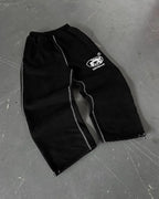 Streetwear Letter Embroidery Loose Sweatpants – Y2K Harajuku Wide-Leg Statement-HighTouch