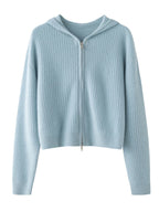 Cashmere Hooded Knit Set