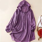 Juniper - Light Summer Linen Hoodie