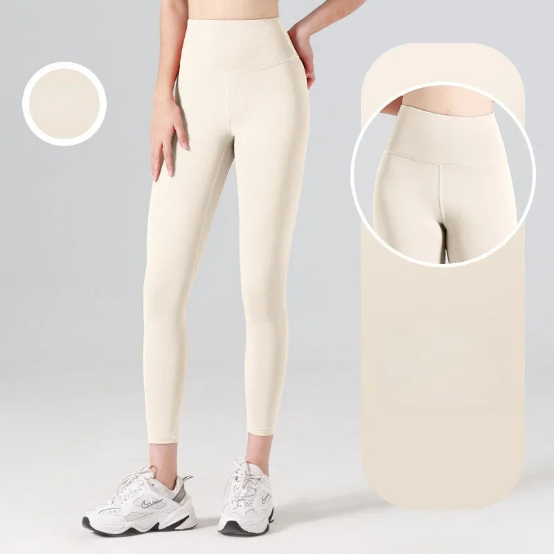 Women’s High-Waisted Fast-Dry Squat-Proof Yoga Leggings – Support & Comfort