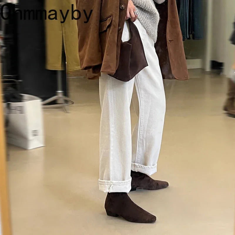 Plush Winter Ankle Booties