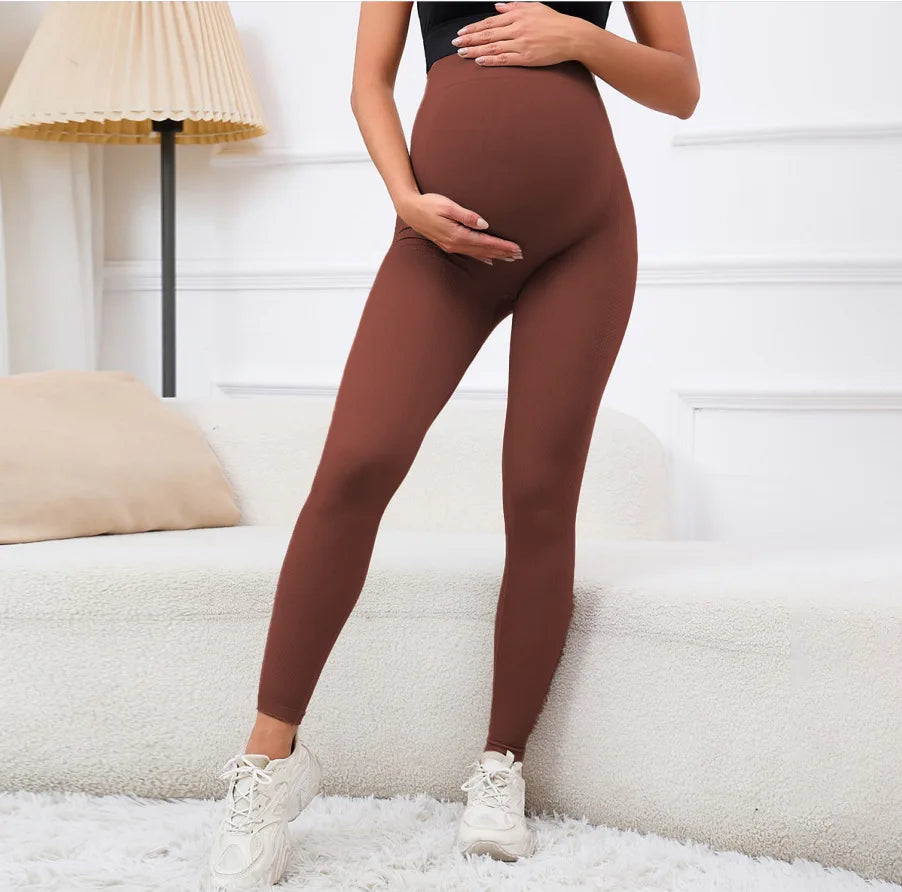 Butterluxe Maternity Leggings Over Belly Soft Yoga All Season