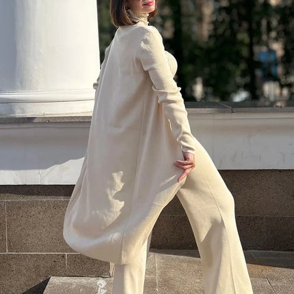 Completo lavorato a maglia in 3 pezzi