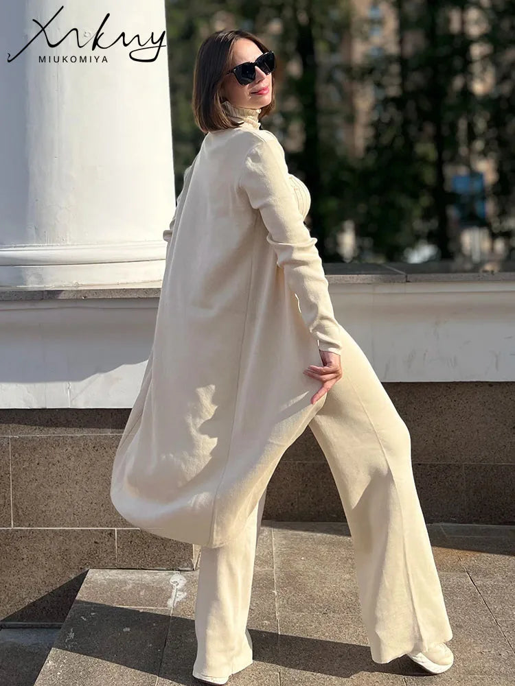 3‑Piece Knit Suit-HighTouch