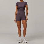 Women High Waist Yoga Set 2 Piece Fitness Gym Wear-HighTouch