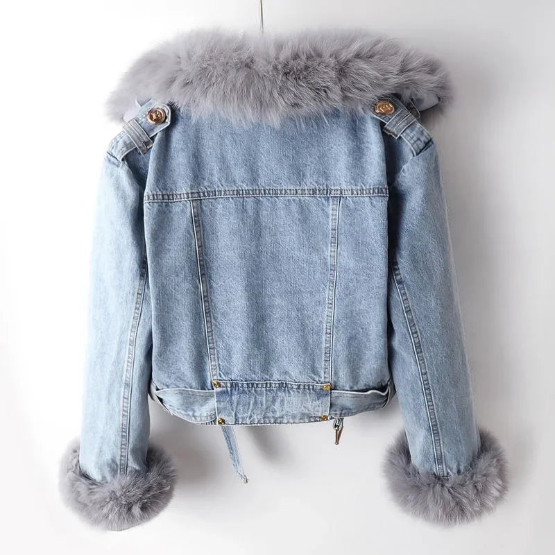 Women’s Faux Fur Jacket for Winter and Cold Weather