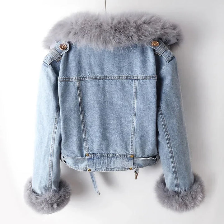 Women’s Faux Fur Jacket for Winter and Cold Weather
