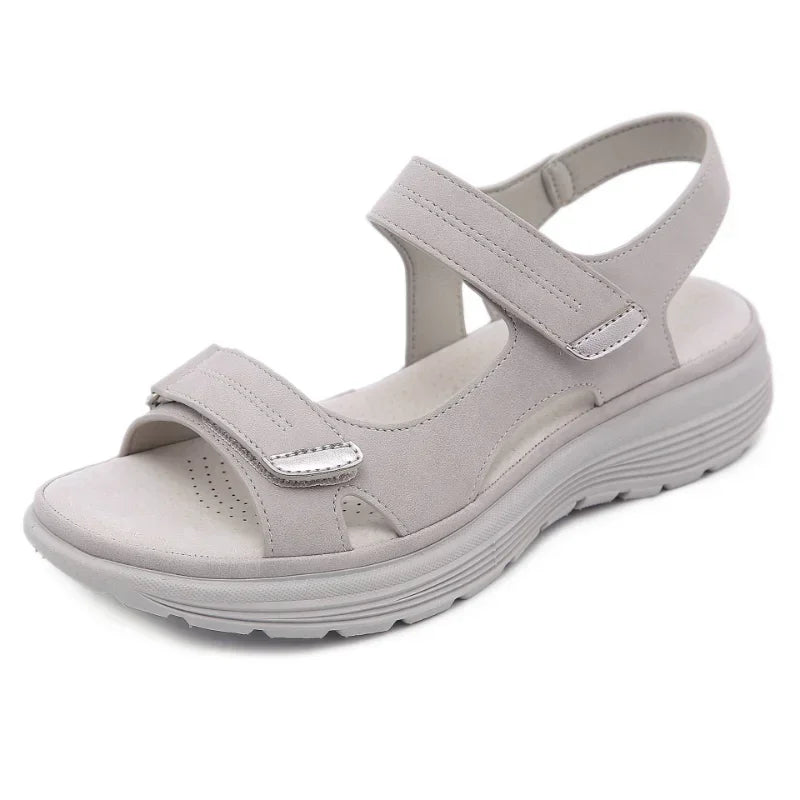 Plus-Size Wedge Platform Sandals Women-HighTouch
