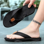 Men’s Anti-Slip Beach Flip-Flops – Lightweight & Breathable Summer Sandals-HighTouch