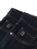 Heavyweight Fadeless Denim Jeans Men – Regular Fit Autumn Brushed Liner-HighTouch