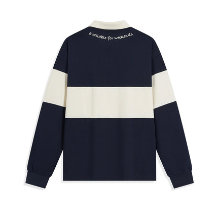 Xtep Autumn Mixed-Color Sweatshirt – Trendy & Breathable Unisex Pullover