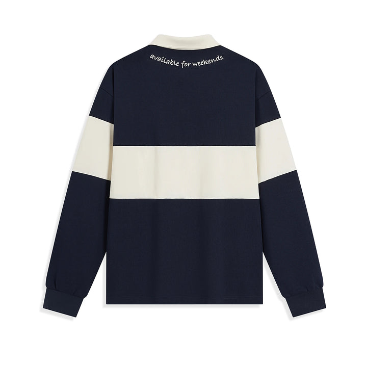 Xtep Autumn Mixed-Color Sweatshirt – Trendy & Breathable Unisex Pullover-HighTouch
