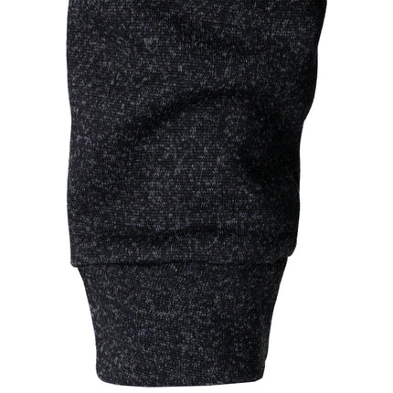 Men’s Stand Collar Knitted Sweater