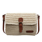 New Fashionable Straw Women's Bag, Trendy Vacation Casual Shoulder Crossbody Bag, Women's Versatile Stylish Straw Women's Bag-HighTouch