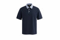 Patchwork Letter-Embroidery Polo – Retro High-Street Short-Sleeve Men’s Tee-HighTouch