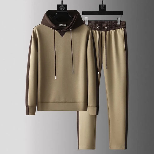 Men’s Luxury Embroidered Casual Suit – Jacket & Trousers Set