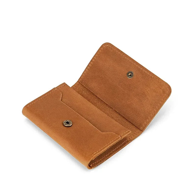 Genuine Leather Coin & Headphone Holder