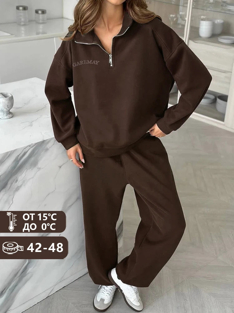 Women’s Cotton Oversize Tracksuit Set-HighTouch