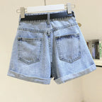 Classic Wide‑Leg Denim Shorts – Effortless, Everyday Cool-HighTouch