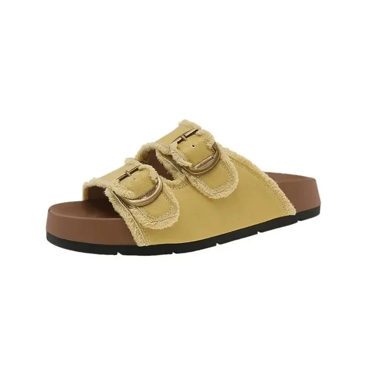 Summer Platform Thong Slippers for Women – Thick Sole Non-Slip Beach Flip Flops-HighTouch