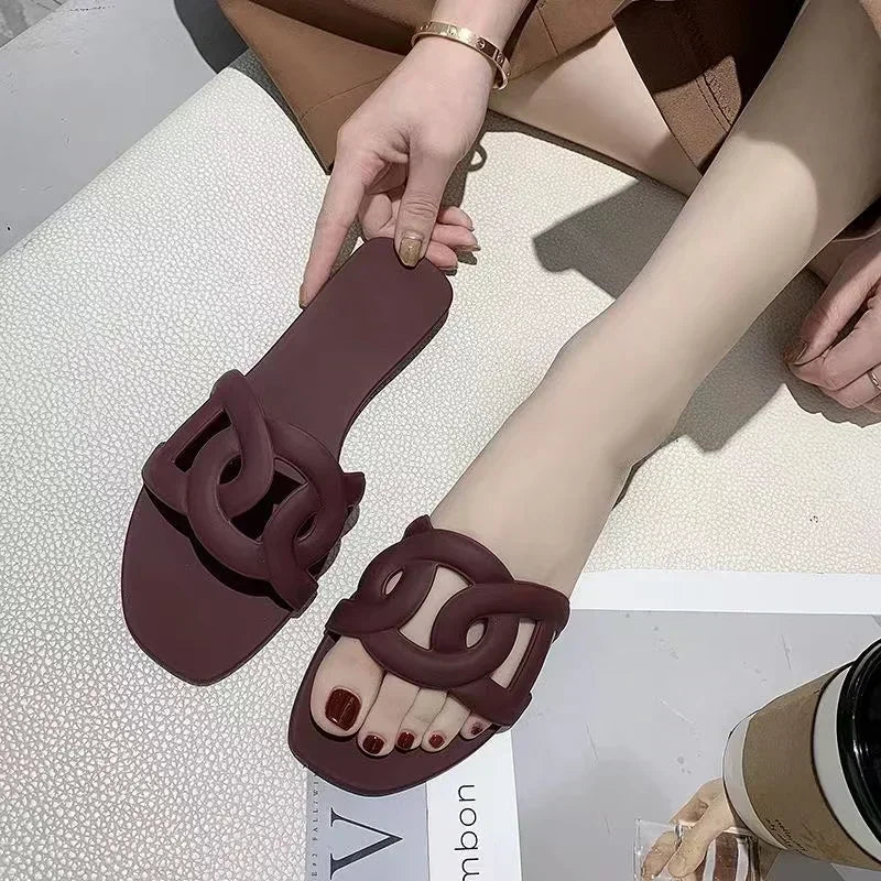 Candy Coloured Flat Slides-HighTouch