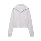 Women’s Fleece Jacket & High-Waisted Flared Pants – Autumn Set-HighTouch