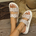 Luxury Designer Platform Beach Slippers – Comfortable Women's Summer Slides-HighTouch