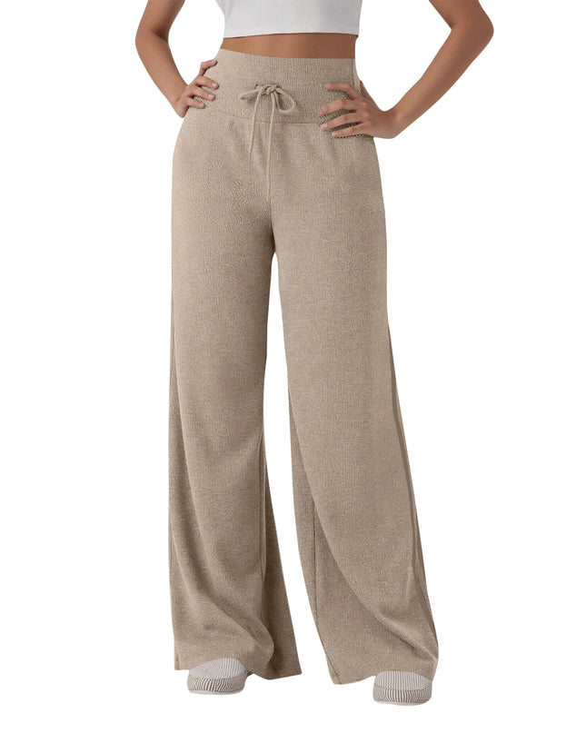 Women’s High-Waisted Wide-Leg Sports Pants