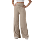 Women’s High-Waisted Wide-Leg Sports Pants-HighTouch