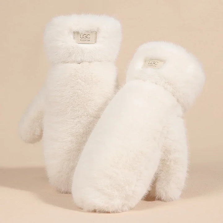 Winter Plush Cashmere‑Like Gloves-HighTouch