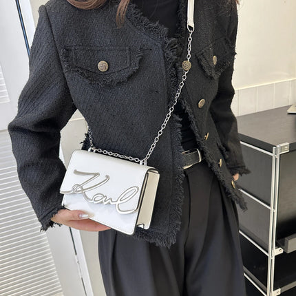 Fashionable Crossbody Bag – Solid Color Shoulder Bag