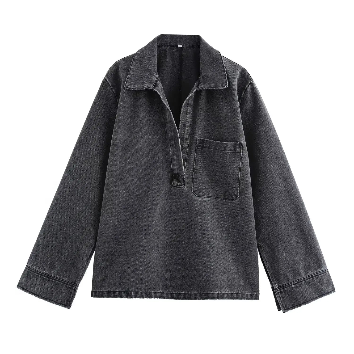 Women’s High-Waist Denim 2-Piece Set