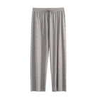 Summer Ice‑Silk Ankle‑Length Wide‑Leg Pants – Lightweight & Relaxed Fit-HighTouch