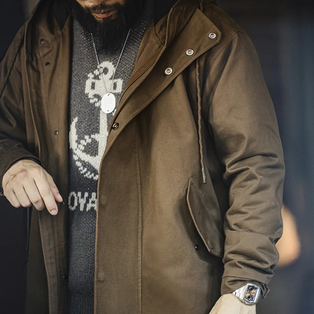 Retro M51 Hooded Windbreaker Men's Jacket-HighTouch