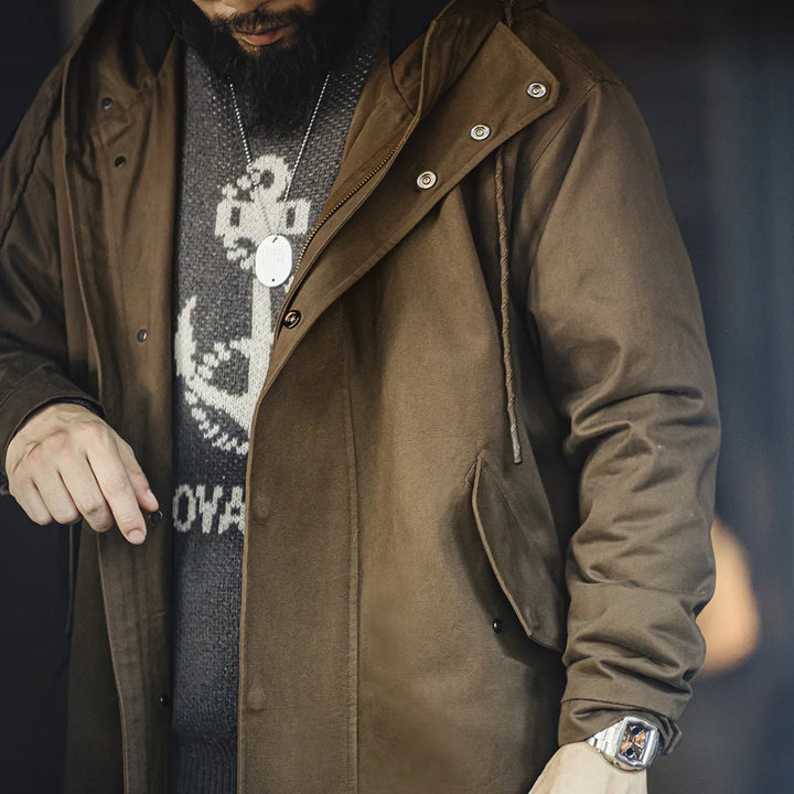 Retro M51 Hooded Windbreaker Men's Jacket-HighTouch
