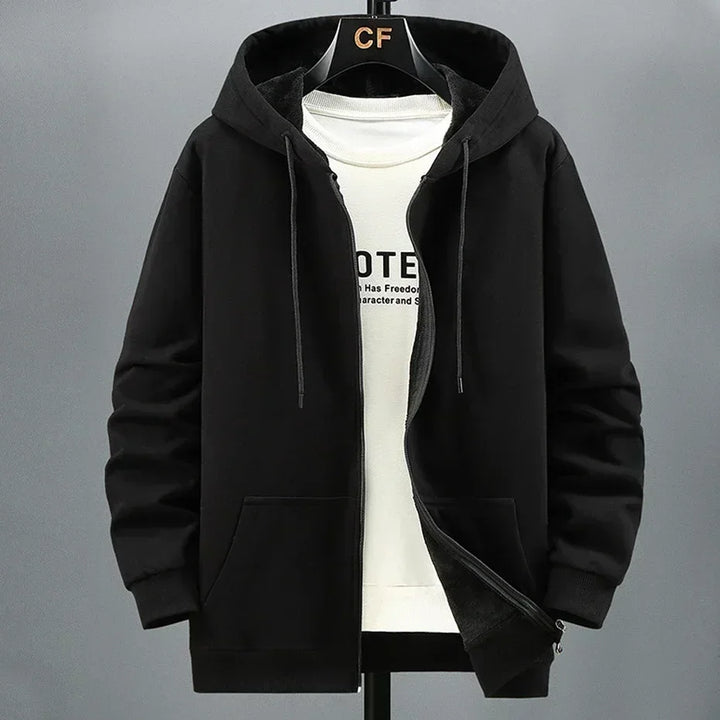 Big & Tall Zip-Up Hoodie Men-HighTouch