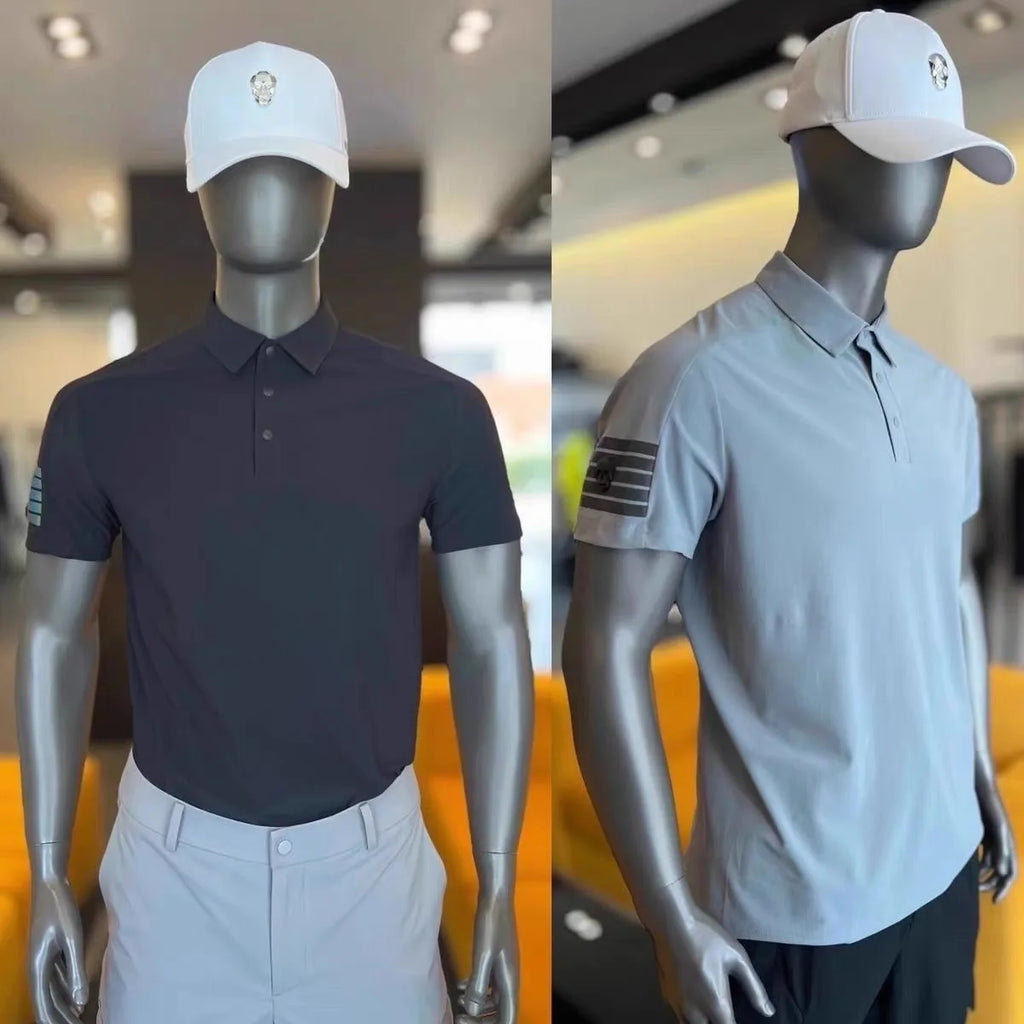 Men's New Summer Short-Sleeved Polo Shirt-HighTouch