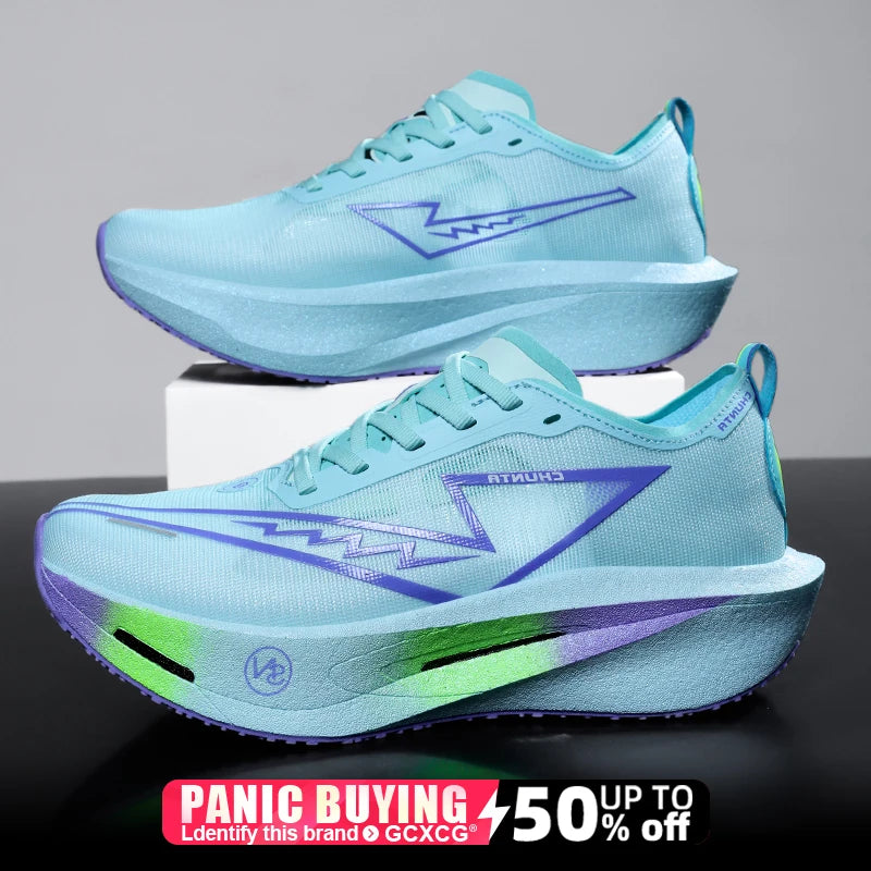 Carbon-Plate Air-Cushion Running Trainers Shoes