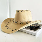 Bride Embellished Cowgirl Hat – Wide-Brim Bridal Fedora-HighTouch