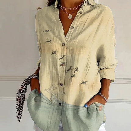 Harper | Elegant Floral Shirt & Blouse