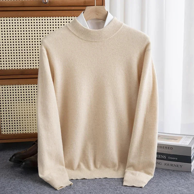 Men's Merino Wool Signature Sweater – Soft & Warm