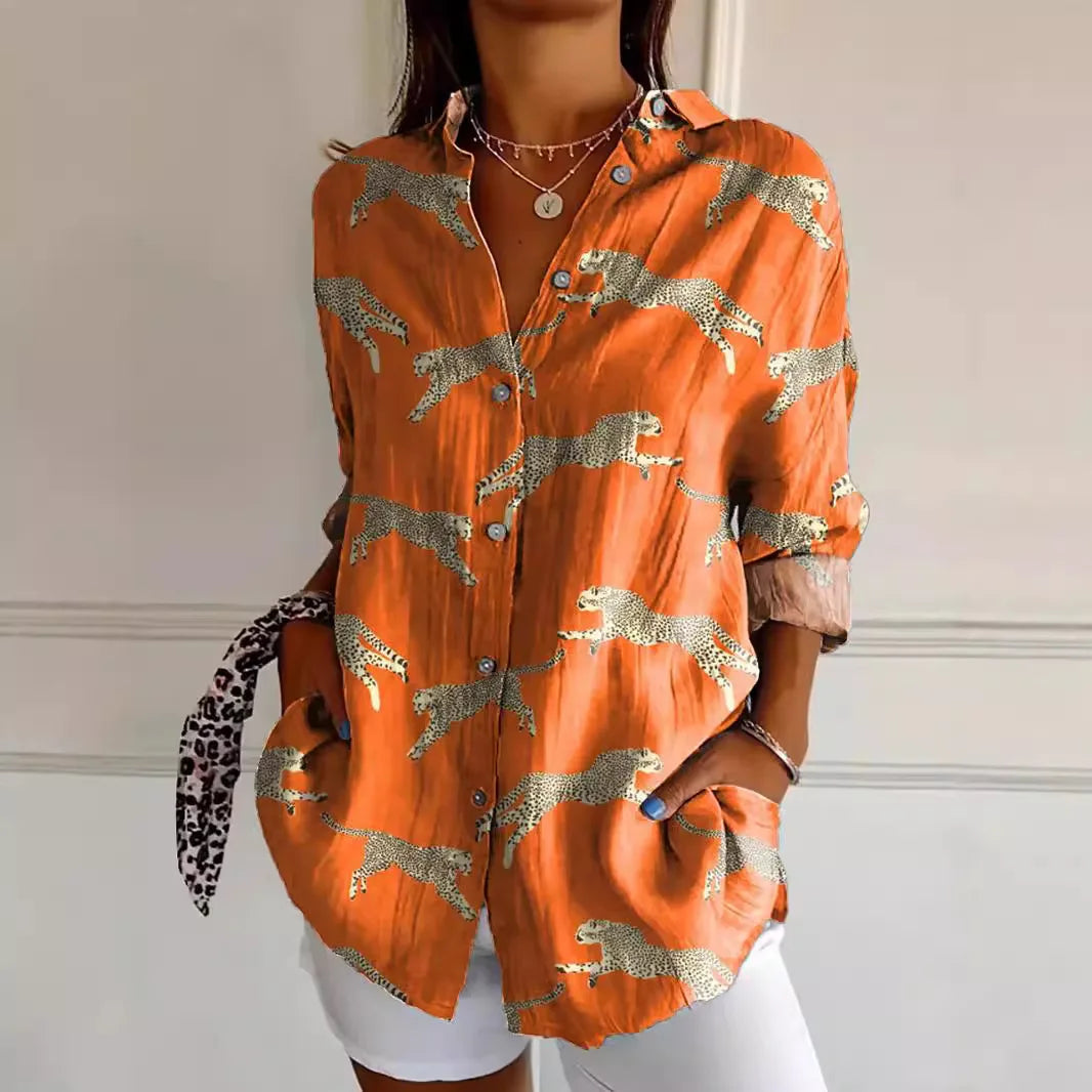 Harper | Elegant Floral Shirt & Blouse