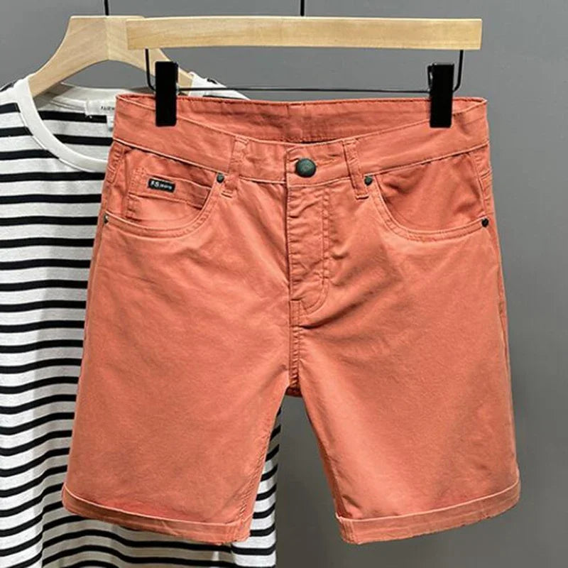 Men's Plus Size Summer Cotton Shorts – Loose Oversized Breeches-HighTouch