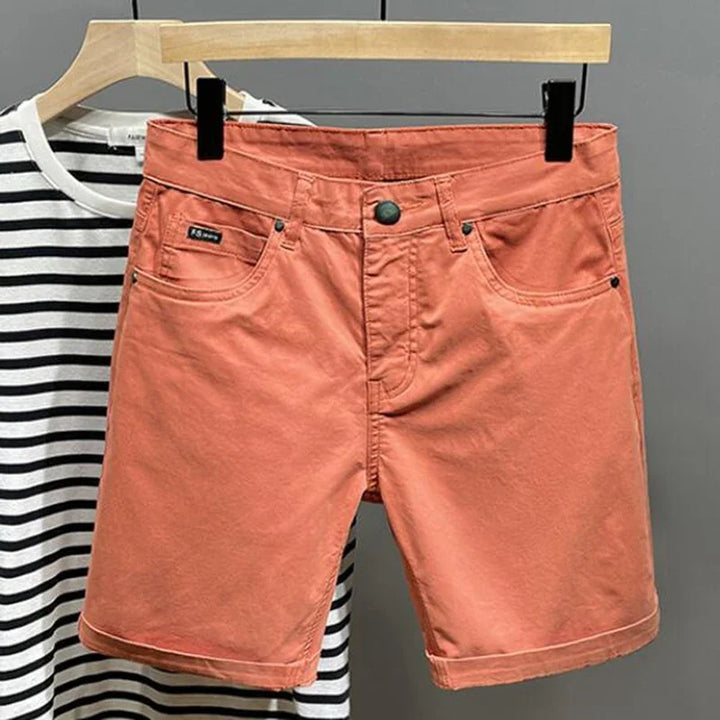 Men's Plus Size Summer Cotton Shorts – Loose Oversized Breeches-HighTouch