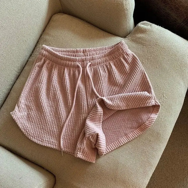 High-Waist Wide-Leg Running Shorts – Lightweight Gym Hot Pants for Women