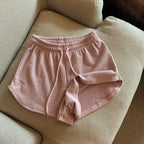 High-Waist Wide-Leg Running Shorts – Lightweight Gym Hot Pants for Women-HighTouch